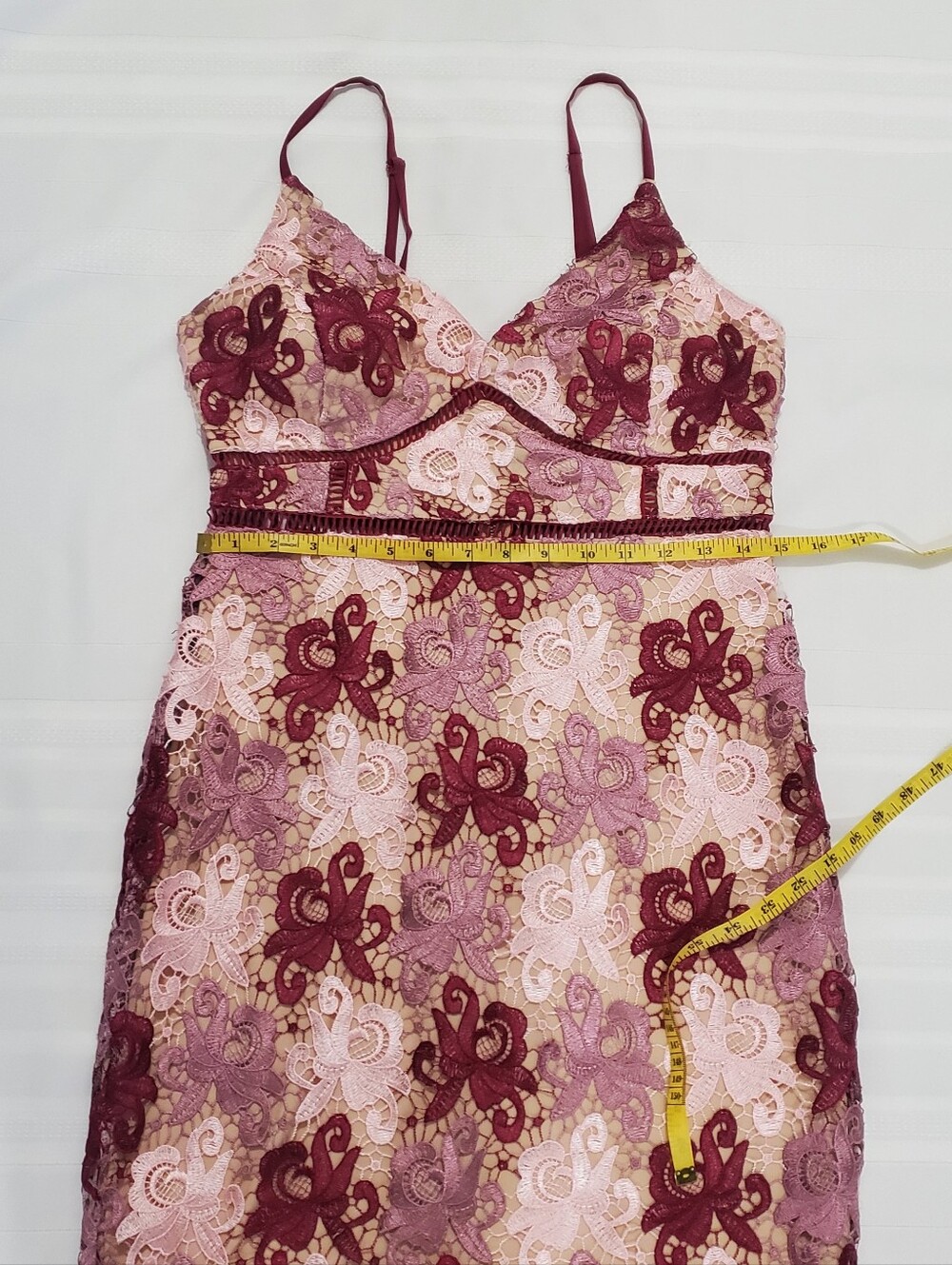 Lulu's Endless Elegance Mauve Multi Lace Bodycon Dress - Picture 7 of 10